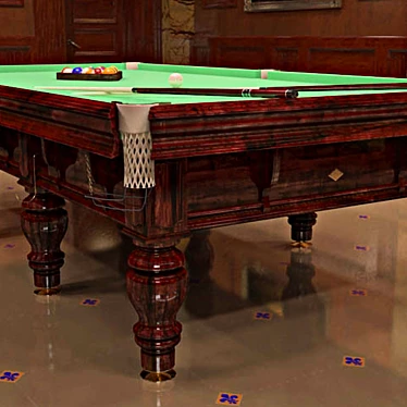 Profi President Pool Table 3D model image 1 