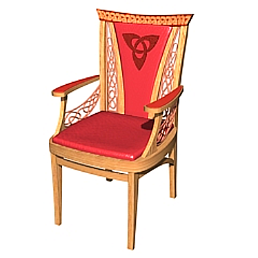 Chair in psevdoskandinavskom style