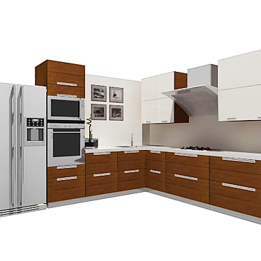 "Scavolini" Kitchen 3D model image 1 