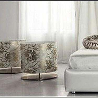 Noir Grand Soleil Outdoor Floor Lamp 3D model image 1 