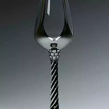 a glass of Venetian glass