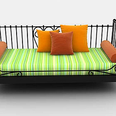 Modern and Stylish Ikea Bed 3D model image 1 