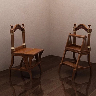 Transforming Chair: Custom Design 3D model image 1 