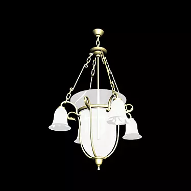 Elegant Chandelier: Possoni 1974 3D model image 1 