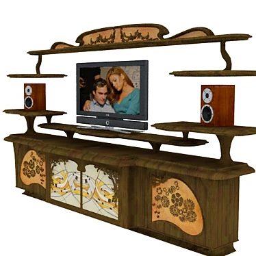 TV stand in Art Nouveau style