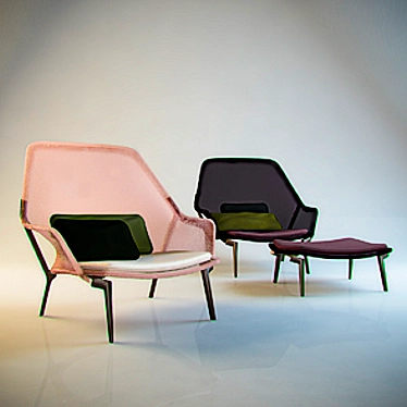 Slow Chair Ottoman &, Vitra