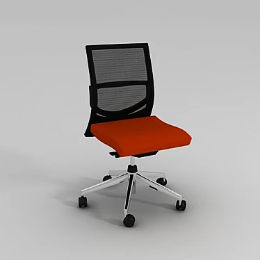 ErgoPlus Office Chair: Comfortable and Stylish 3D model image 1 