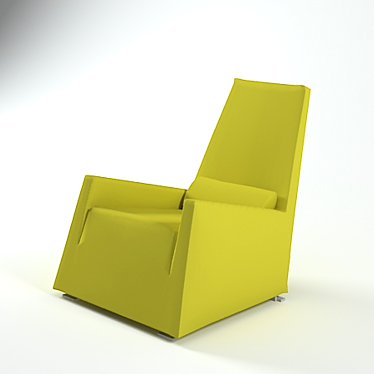 Elegant Jun@Jil Armchair 3D model image 1 