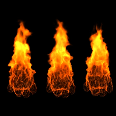 Animated fire with transparency