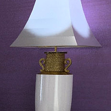 Elegant Alexandra Desk Lamp 3D model image 1 