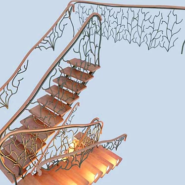 Staircase with Bionic forgings