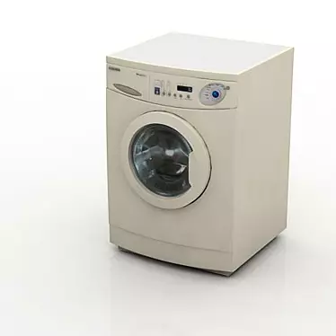 Efficient Washing Machine 3D model image 1 