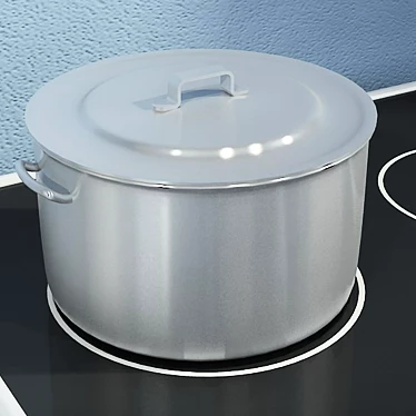 V-Ray 3D Max Casserole 3D model image 1 