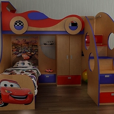 Children 2-level bed