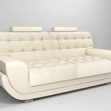 Naples Chic Sofa 3D model image 1 