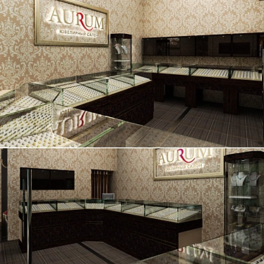 Jewelry Store Equipment 3D model image 1 