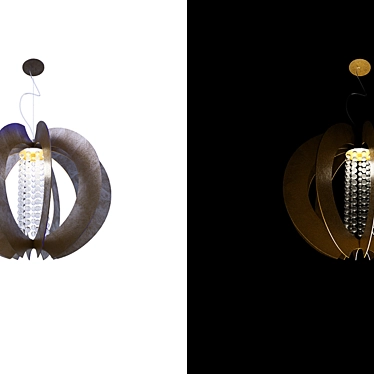 Elegant Aton Design Lamp 3D model image 1 