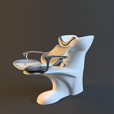 Elegant Salon Chair 3D model image 1 