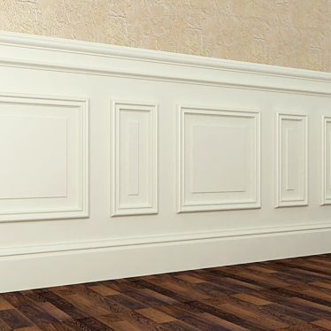 Filigree Wall Panels | 1.50m Height 3D model image 1 