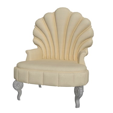 Title: Customizable Armchair with 3D Max Design 3D model image 1 