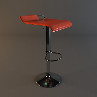 Modern Bar Stool 3D model image 1 