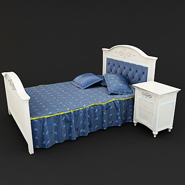 Bed and nightstand Domus mi_216