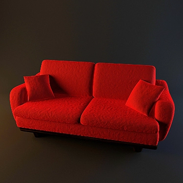 Modern Comfort Sofa 3D model image 1 