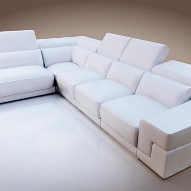 Luxury Comfort Sofa 3D model image 1 