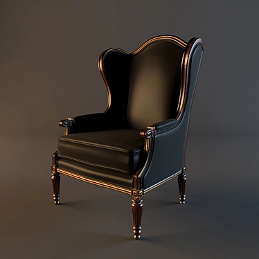 Title: Elegant Classic Armchair 3D model image 1 