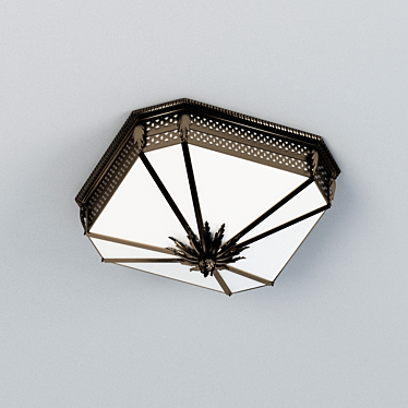 Exquisite FineArt FlushMount 618440 3D model image 1 