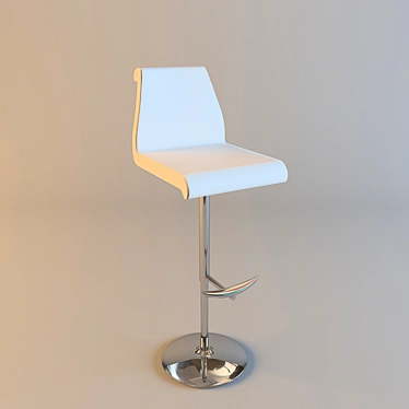 Sebastien Italia Bar Stool: Sleek and Elegant 3D model image 1 