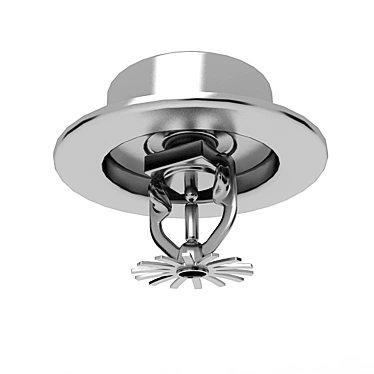 Fire Sprinkler System: Commercial Space Essential 3D model image 1 