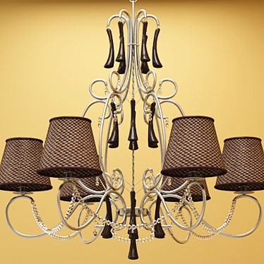 Elegance in Light: Classic Chandelier 3D model image 1 