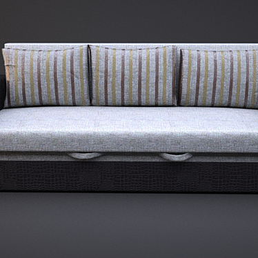 Maxwell Render: Custom Couch Design 3D model image 1 