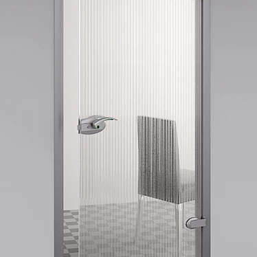 Stylish SINTEZ Glass Doors 3D model image 1 