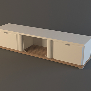 Modern TV Stand 3D model image 1 