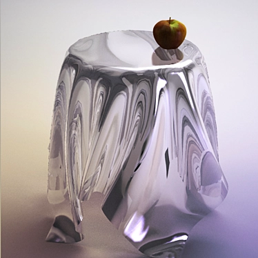 Illusion Side Table: A Mesmerizing Mirage 3D model image 1 