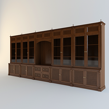 Bookshelf Cabinet 3D model image 1 