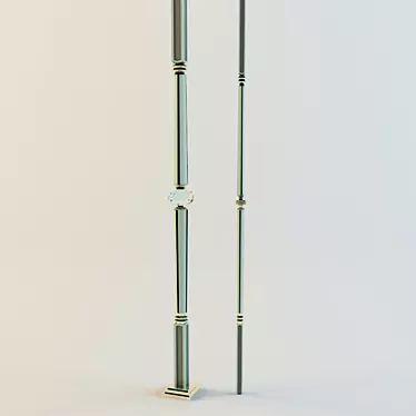 Parisian Grand Forge Balusters 3D model image 1 