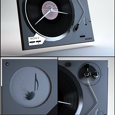 Turntable clock.