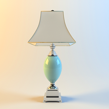 Elegant Luminary: Horchow Lamp 3D model image 1 