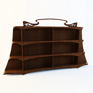 Bookshelf: Elegant and Functional 3D model image 1 