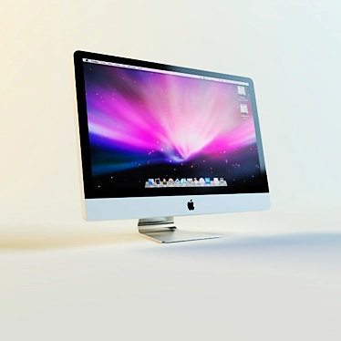 Sleek iMac for Office Use 3D model image 1 