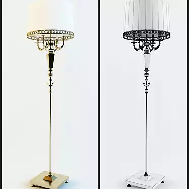 Classic Floor Lamp 3D model image 1 