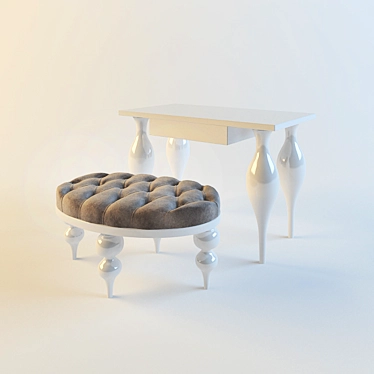 Palermo Vanity Table - Fratelli Barri 3D model image 1 