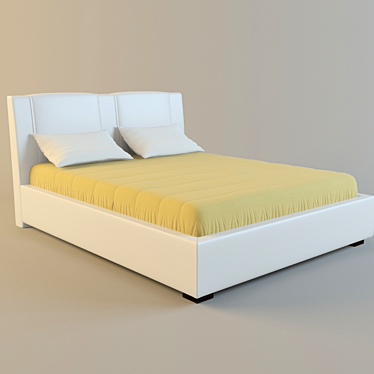 Lithuanian Leather Bed 3D model image 1 