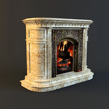 Classic Fireplace 3D model image 1 