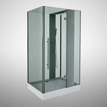 Luxury Shower Cabin 3D model image 1 