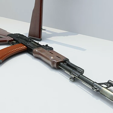 Legendary Kalashnikov AK47 3D model image 1 