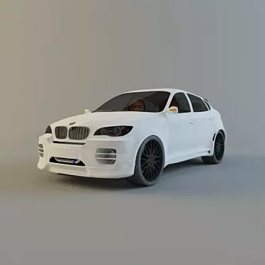 Title: Sleek BMW X6: Impressive Power and Style 3D model image 1 